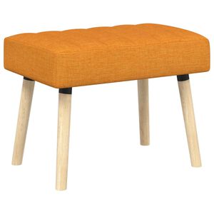 vidaXL Bancă cu tapițare canelată Galben &Icirc;ntunecat 60 x 40 x 45 cm
