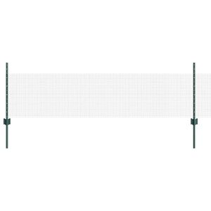 vidaXL Gard din plasă sudată cu st&acirc;lpi 25 x 0,5 m Oțel Galvanizat