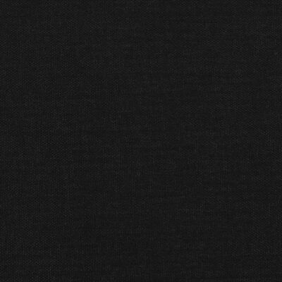 vidaXL Tăblie de pat, negru, 80x7x78/88 cm, textil