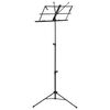 vidaXL Stativ pentru partituri muzicale, negru, oțel