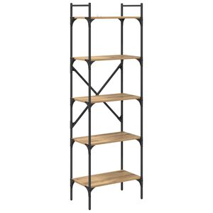 vidaXL Bibliotecă 5 niveluri 56 x 32 x 174 cm Lemn prelucrat