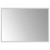 vidaXL Oglindă de baie cu LED Transparent 70 x 50 cm sticlă securizată