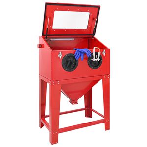 vidaXL Cabinet de Sablat 245 L 120 PSI Oțel laminat la rece