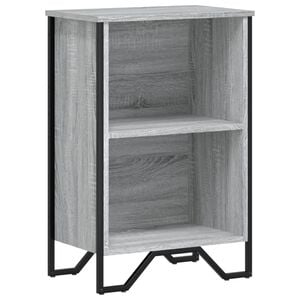 vidaXL Bibliotecă, gri sonoma, 50x31x74,5 cm, lemn prelucrat