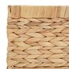 vidaXL Coșuri de depozitare 3 pcs natural 40 x 30 x 18 cm