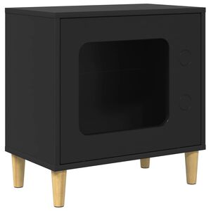 vidaXL Casa pentru pisici Negru 51 x 30 x 52 cm Lemn prelucrat