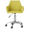 vidaXL Scaun de birou pivotant, verde, material textil