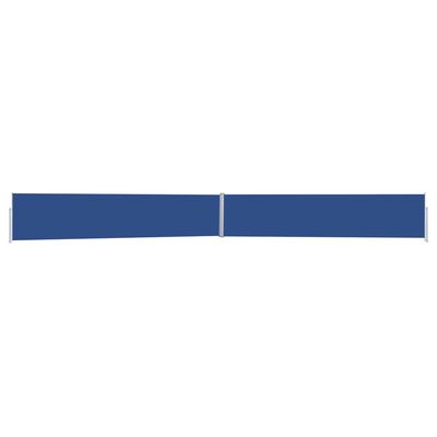 vidaXL Copertină laterală retractabilă de terasă, albastru, 170x1200cm