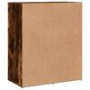 vidaXL Dulap, stejar fumuriu, 60x31x70 cm, lemn prelucrat