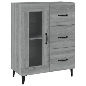 vidaXL Dulap, gri sonoma, 69,5x34x90 cm, lemn compozit