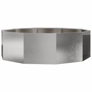 vidaXL Jardinieră Argintiu 120 x 120 x 35 cm Oţel inoxidabil