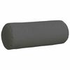 vidaXL Perne Bolster 2 pcs Gri închis Ø 25 x 70 cm țesătură