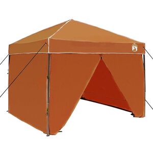 vidaXL Cort cu Copertină 243 x 243 x 251 cm Portocaliu țesătură