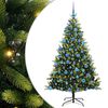 vidaXL Brad de Crăciun artificial cu ramuri articulare 300 LEDs 180 cm