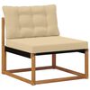 vidaXL Set de canapele de exterior Lemn solid de Acacia și Textilene