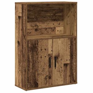 vidaXL Bibliotecă, lemn vechi, 60x24x85 cm, lemn prelucrat