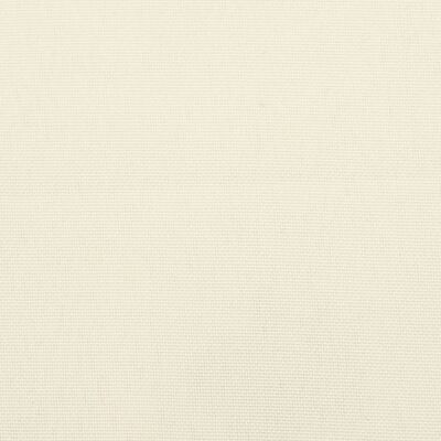 vidaXL Pernă bancă de grădină, alb crem, 110x50x7 cm, textil oxford