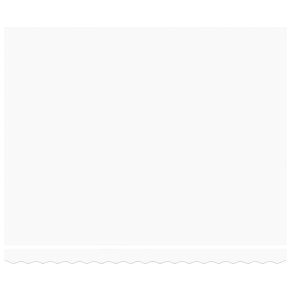 vidaXL Cortina Retractabilă Alb 400 &times; 300 cm Stofă și Metal