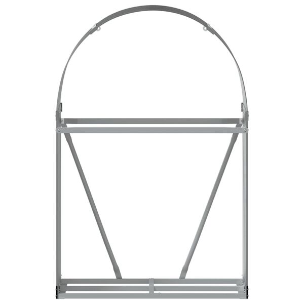 vidaXL Suport pentru lemne, antracit, 80x45x120 cm, oțel galvanizat