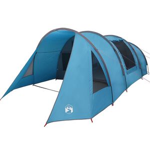 vidaXL Cort tunel pentru 4 persoane Albastru și Gri 778 x 356 x 210 cm