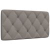 vidaXL Pernă pentru tăblie de pat, gri taupe, 100 cm, material textil