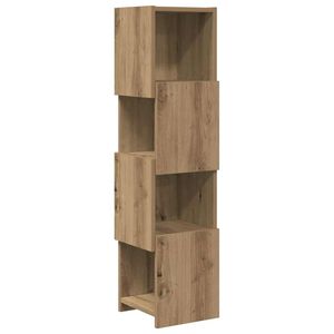 vidaXL Dulap de colț 25,5x25x102cm Lemn prelucrat Stejar Artizanal