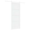 vidaXL Ușă glisantă 83 x 211 cm Lemn prelucrat Alb