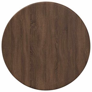 vidaXL Placă de masă &Oslash; 30 x 1,5 cm Rotund Lemn prelucrat Stejar maro