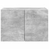 vidaXL Dulap TV de perete Pe perete Gri din beton 59,5 x 31 x 40 cm