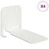 vidaXL Raft Floatant Invizibil 4 buc. Alb 6 x 11 x 6,5 cm