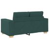 vidaXL Canapea 3 pcs Verde &icirc;nchis 221 x 80 x 80 cm