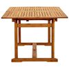 vidaXL Set mobilier de grădină, 5 piese, lemn masiv acacia/textilenă