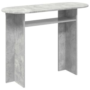 vidaXL Masă de consolă Gri Beton 100 x 39,5 x 75 cm Lemn prelucrat