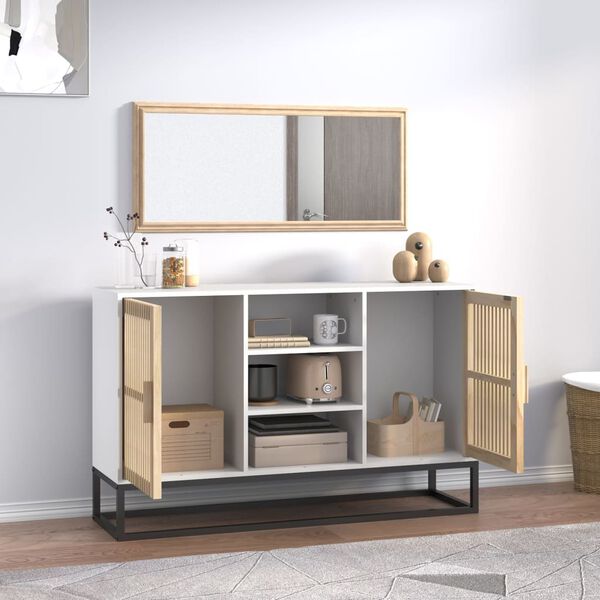 vidaXL Dulap, alb, 105x30x65 cm, lemn prelucrat