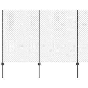 vidaXL Gard cu St&acirc;lp Gri