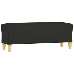 vidaXL Bancă, negru, 100x35x41 cm, textil