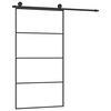 vidaXL Ușă glisantă cu set feronerie 102,5x205 cm sticlă ESG/aluminiu