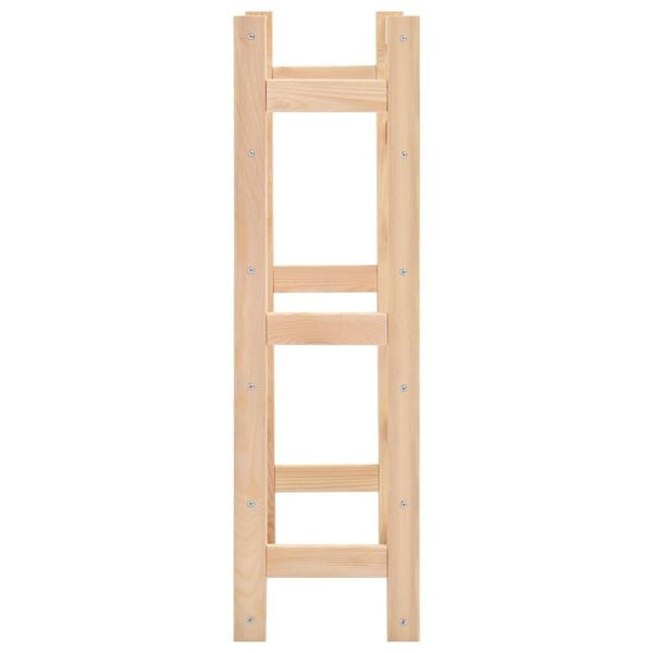 vidaXL Suport de vin pentru 30 de sticle, lemn de pin