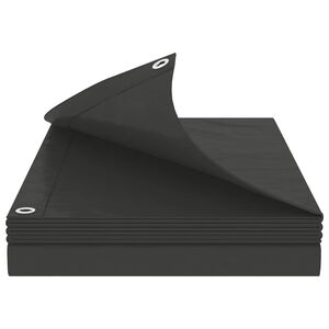 vidaXL &Icirc;mpătură cu ochiuri Gri antracit 2 x 3 m 90 gsm PE