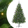 vidaXL Brad de Crăciun cu 300 LED cu suport Verde 180 cm PE