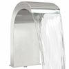 vidaXL Cascadă de Piscină cu LED Oțel inoxidabil 304 45 x 30 x 65 cm