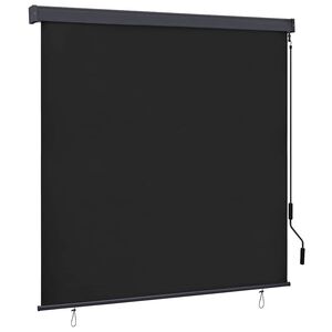 vidaXL Rulou textil Antracit 180 x 250 cm Țesătură și Aluminiu