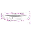 vidaXL Cadru de pat, alb, 120x200 cm, lemn prelucrat