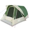 vidaXL Cabină cort de camping, 4 persoane, verde, impermeabil