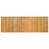 vidaXL Covor dreptunghiular, natural, 100x300 cm, bambus