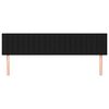 vidaXL Tăblii de pat, 2 buc, negru, 100x5x78/88 cm, textil