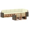 vidaXL Set de canapele de exterior 8 buc. Poliester