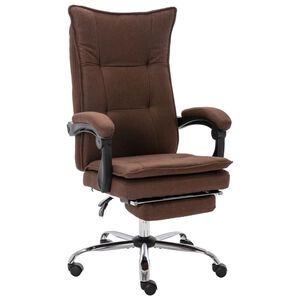 vidaXL Scaun de birou, maro, material textil