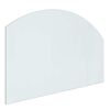 vidaXL Placă de sticlă pentru semineu Transparent 80 x 50 cm Sticlă