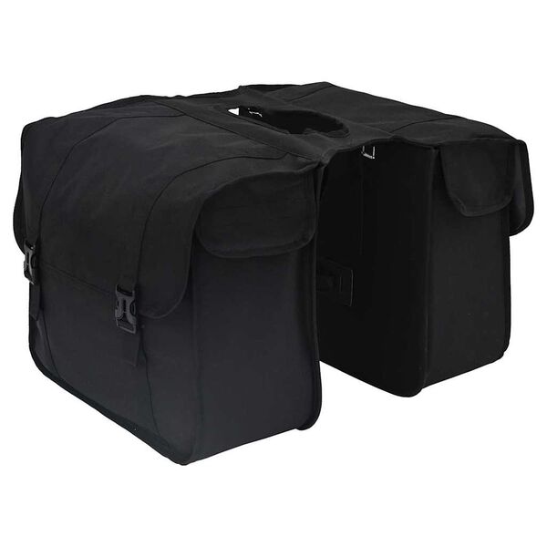 vidaXL Geantă de bicicletă Negru 40 x 18.5 x 35 cm Poliester